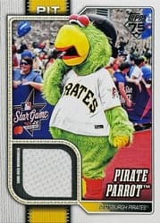 2026 Topps Mascots Relics Pirate Parrot #MAS-PIR card