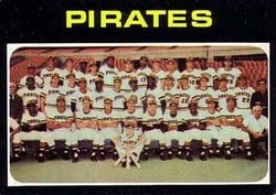1971 Topps Base Set Pittsburgh Pirates #603 card