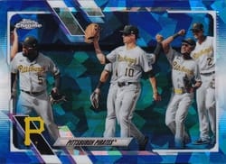 2021 Topps Chrome Sapphire Edition Base Set Pittsburgh Pirates #251 card