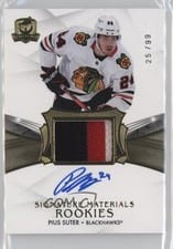 2020-21 Upper Deck The Cup Signature Materials Pius Suter #SP-PS card