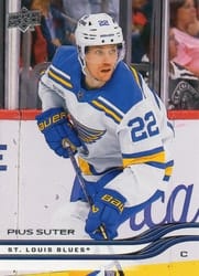 2025-26 Upper Deck Base Set Pius Suter #609 card
