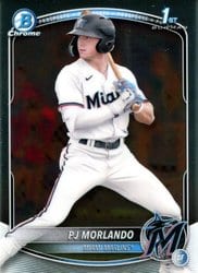 2025 Bowman Chrome Prospects PJ Morlando #BCP-91 card