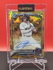 2025 Bowman Sapphire Edition Autographs PJ Morlando #CPS-PM card