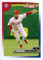 2005 Topps Total Base Set Placido Polanco #25 card