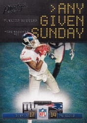 2021 Panini Prestige Any Given Sunday Plaxico Burress #AGS-PB card