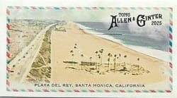 2025 Topps Allen & Ginter Beachin' It (Minis) Playa Del Rey #BI-25 card