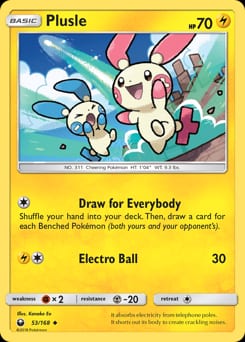 Celestial Storm Plusle #53 card