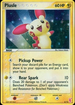 EX Trainer Kit 2 Plusle Plusle #6 card