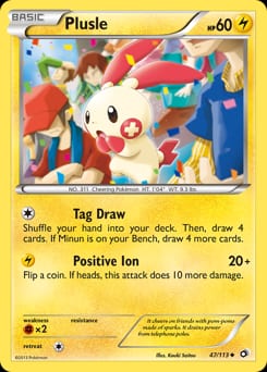 Legendary Treasures Plusle #47 card