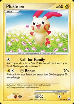 Majestic Dawn Plusle #28 card