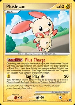 Secret Wonders Plusle #36 card