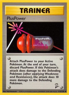 Base Set 2 PlusPower #113 card