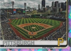 2019 Topps Chrome Sapphire Edition Base Set PNC Park #48 card