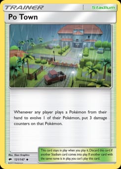 Burning Shadows Po Town #121 card