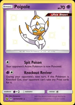 Hidden Fates Shiny Vault Poipole #SV19 card