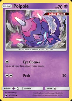 Lost Thunder Poipole #107 card