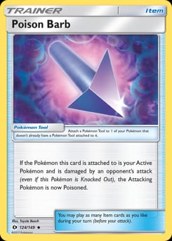 Sun & Moon Poison Barb #124 card