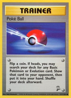 Base Set 2 Poké Ball #121 card