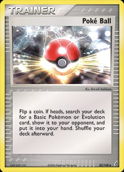 Crystal Guardians Poké Ball #82 card