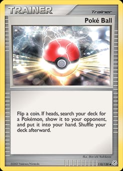 Diamond & Pearl Poké Ball #110 card