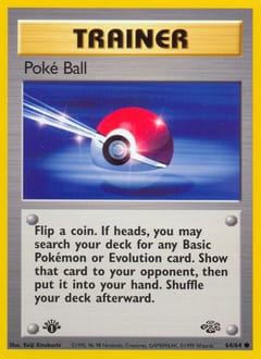 1999 Jungle Poké Ball #64 card