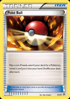Kalos Starter Set Poké Ball #35 card