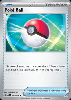 Scarlet & Violet Poké Ball #185 card