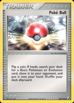 Unseen Forces Poké Ball #87 card