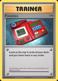 Evolutions Pokédex #82 card
