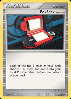 Platinum Pokédex HANDY910is #114 card