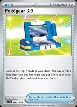Scarlet & Violet Pokégear 3.0 #186 card