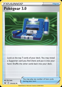 Sword & Shield Pokégear 3.0 #174 card