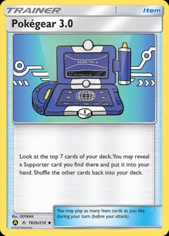 Unbroken Bonds Pokégear 3.0 #182b card