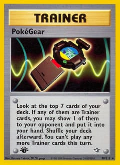 Neo Genesis PokéGear #88 card