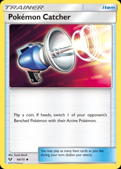 Shining Legends Pokémon Catcher #64 card