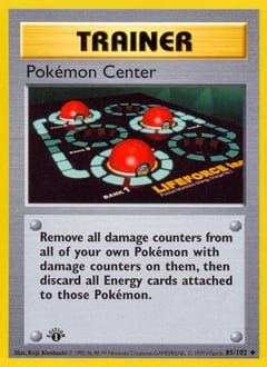1999 Base Pokémon Center #85 card