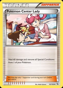 Flashfire Pokémon Center Lady #93 card