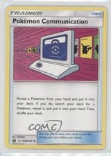 Team Up Pokémon Communication #152a card