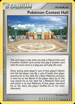 Rising Rivals Pokémon Contest Hall #93 card