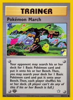 Neo Genesis Pokémon March #102 card
