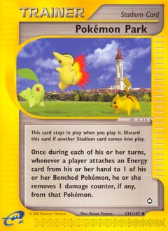 Aquapolis Pokémon Park #131 card