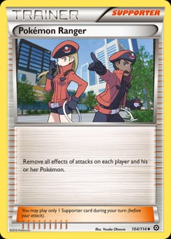 Steam Siege Pokémon Ranger #104 card