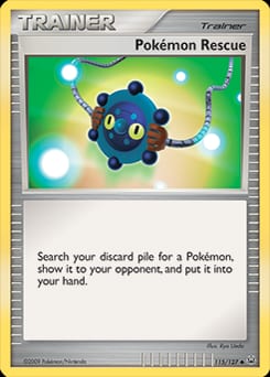 Platinum Pokémon Rescue #115 card