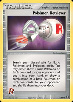Team Rocket Returns Pokémon Retriever #84 card
