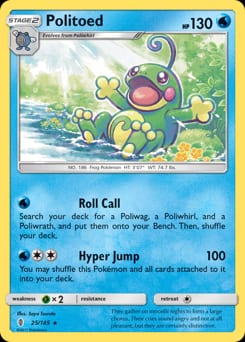 Guardians Rising Politoed #25 card