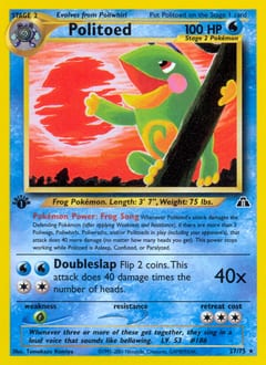 Neo Discovery Politoed #27 card