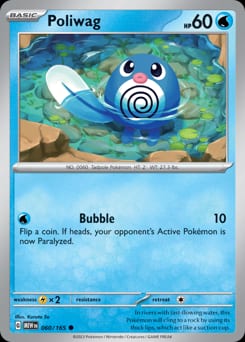 151 Poliwag #60 card
