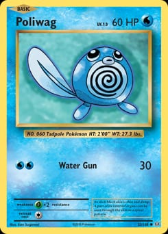 Evolutions Poliwag #23 card