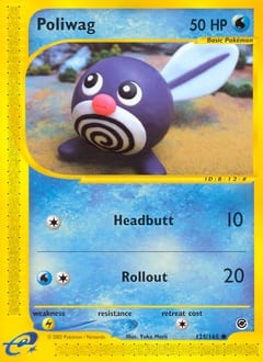 Expedition Base Set Poliwag #125 card
