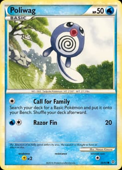 HS—Unleashed Poliwag #58 card